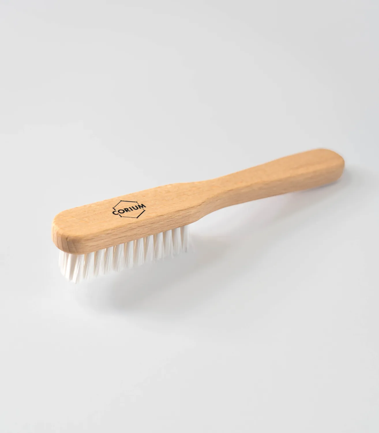cura corii Premium Holzbürste Naturborsten Lederbürste